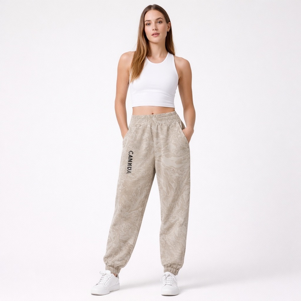 Lululemon Team Canada Grey/topy Pants Metamorphosis COC Logo High Rise Size 6